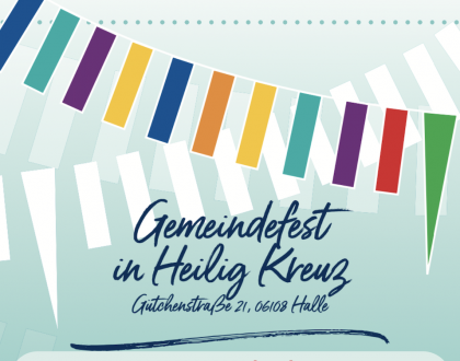 Plakat Gemeindefest Heilig Kreuz