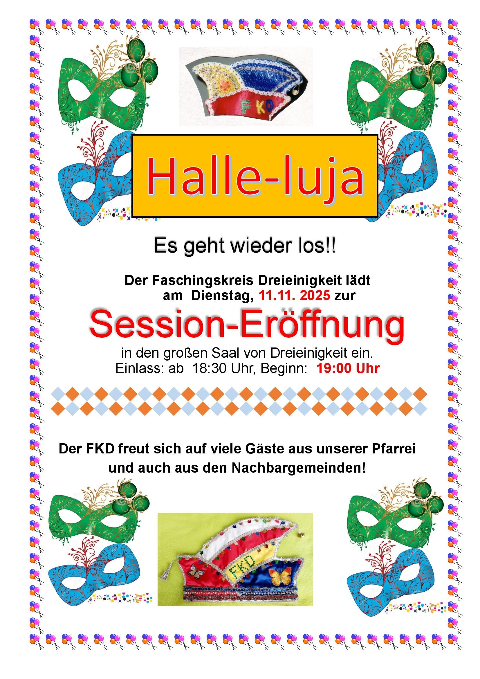 Fasching für alle - in und um Halle