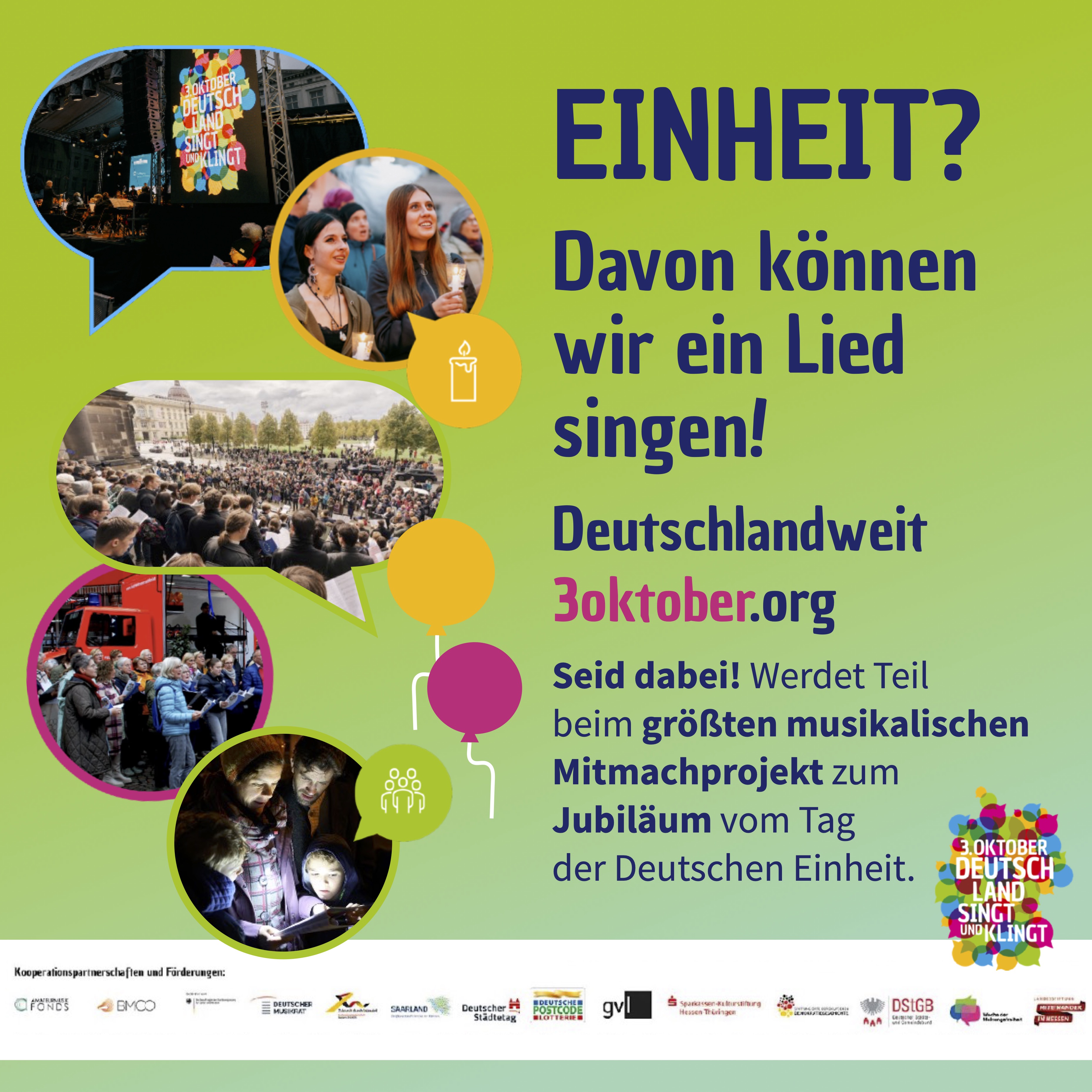 YOSHua mit bei "Deutschland singt und klingt" dabei