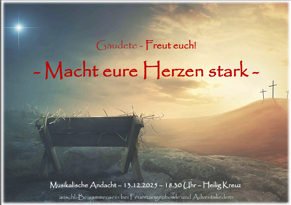 Krippe und Berg Golgota