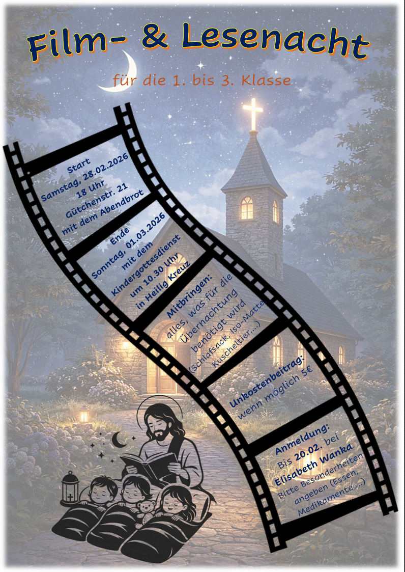 FILM & LESENACHT für die 1. bis 3. Klasse