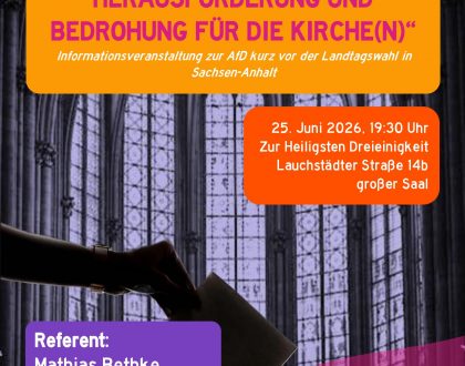 AFD - Herausforderung für Kirche und Gesellschaft